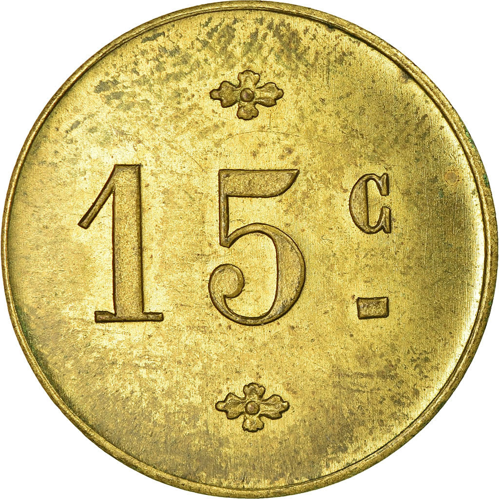 Munten, Frankrijk, Bar des Camionneurs, MERICAN, Montpellier, 15 Centimes, PR
