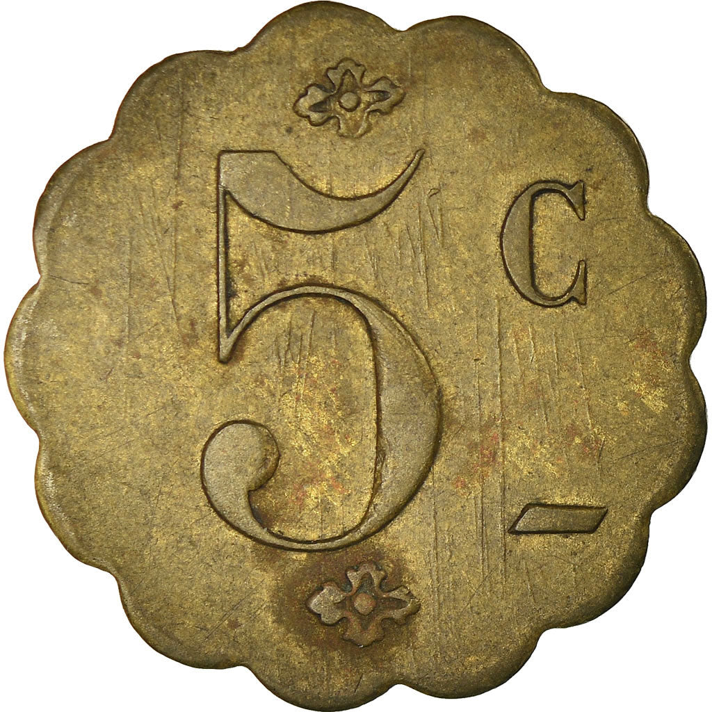 Coin, France, Jeton QUERCY, Montpellier, 5 Centimes, 1914-1916, EF(40-45)