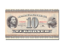 Denmark, 10 Kroner, KM #44l, UNC(65-70), F8596F