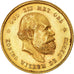 Coin, Netherlands, William III, 10 Gulden, 1877, MS(60-62), Gold, KM:106