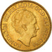 Coin, Netherlands, Wilhelmina I, 10 Gulden, 1933, MS(63), Gold, KM:162