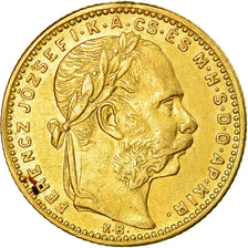 Munten, Hongarije, Franz Joseph I, 8 Forint 20 Francs, 1883, Kormoczbanya, ZF+