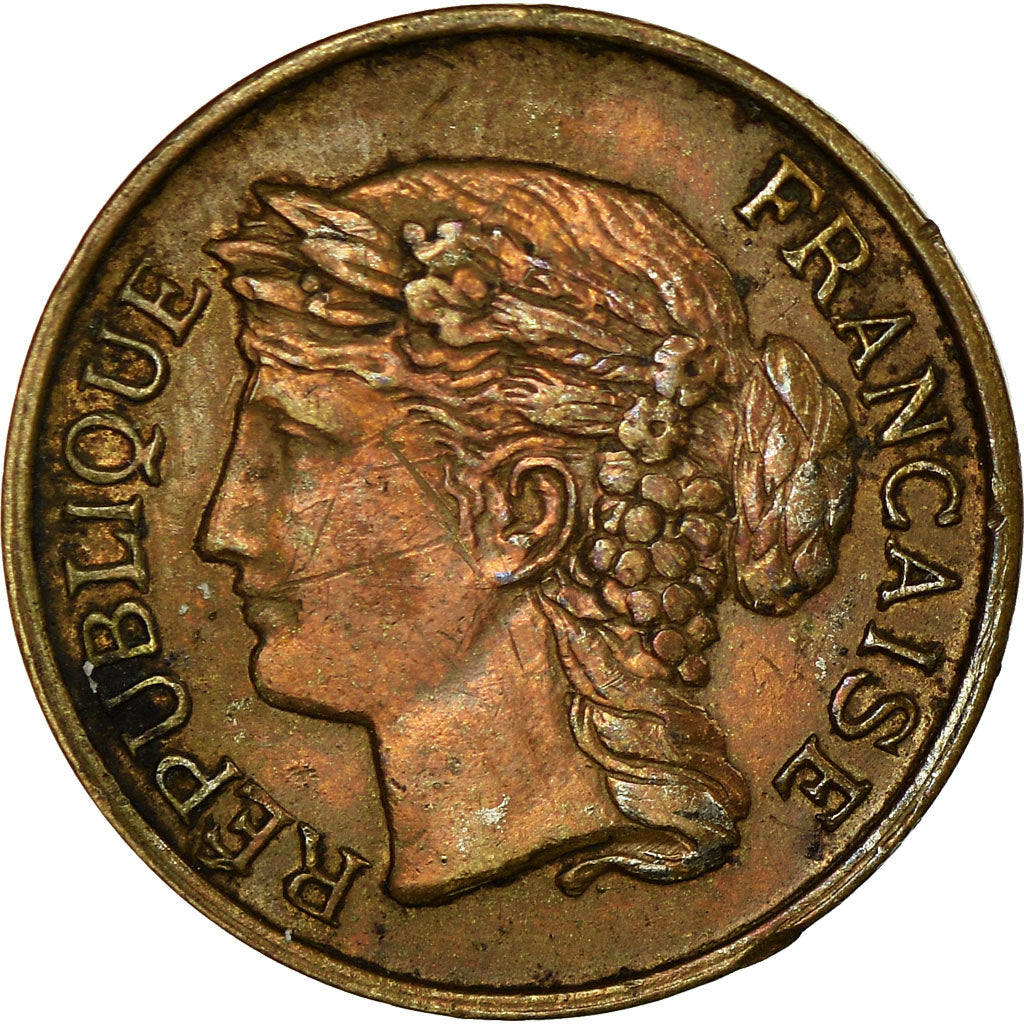 Monnaie, France, Maisons Economiques, Valence, Quart de Prime, TTB, Brass Plated
