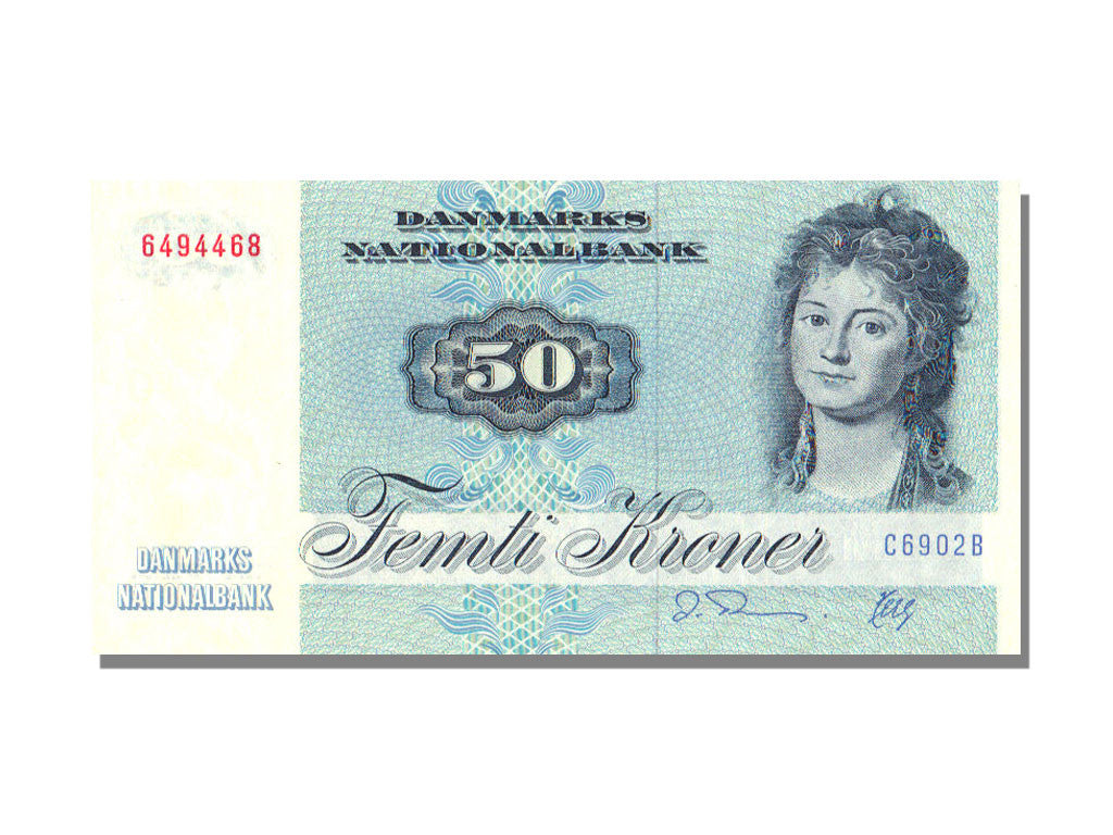 Denmark, 50 Kroner, KM #50c, UNC(65-70), C6902B