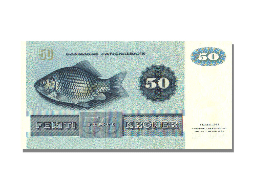 Denmark, 50 Kroner, KM #50c, UNC(65-70), C6902B