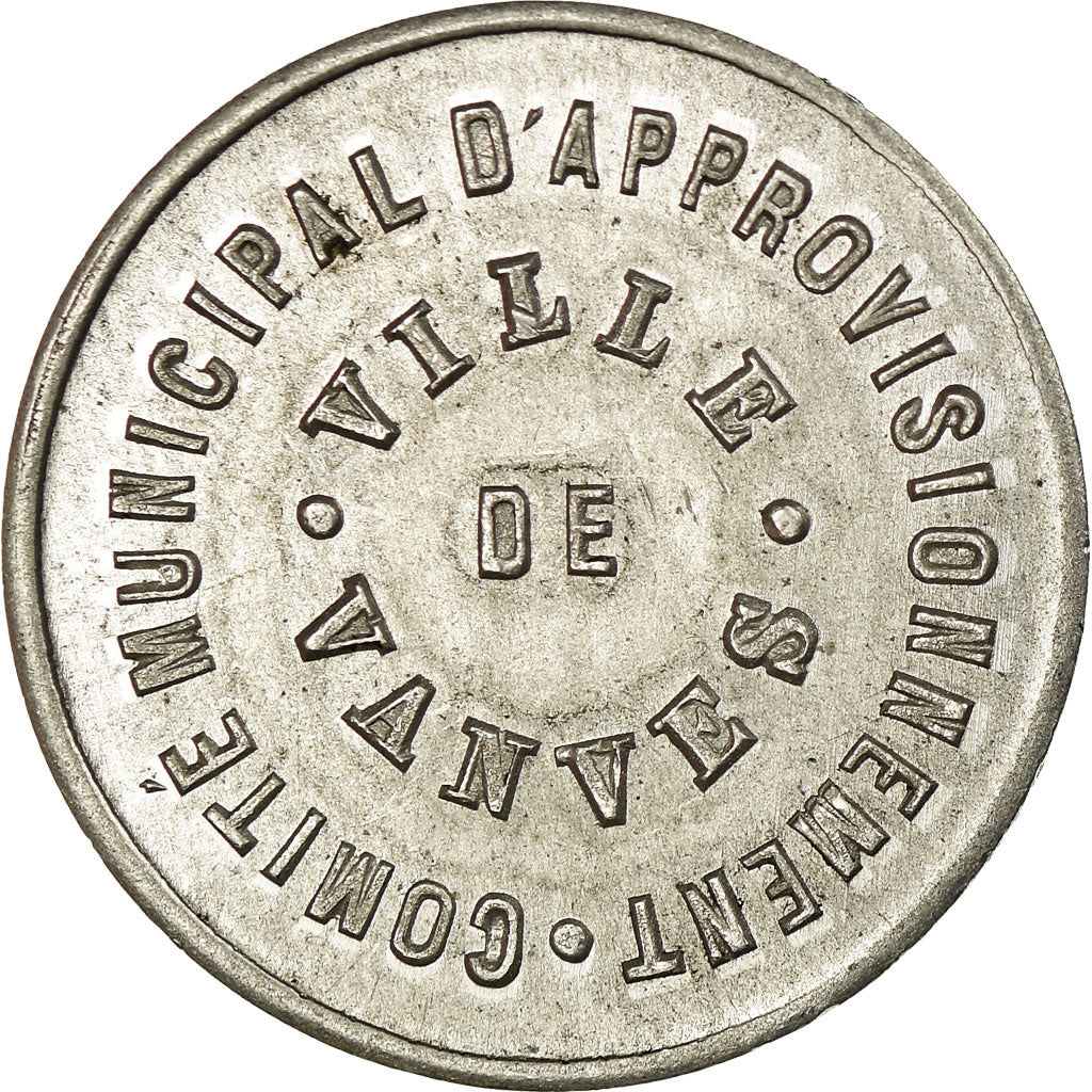 Monnaie, France, Comité Municipal d'Approvisionnement, Vanves, 10 Centimes