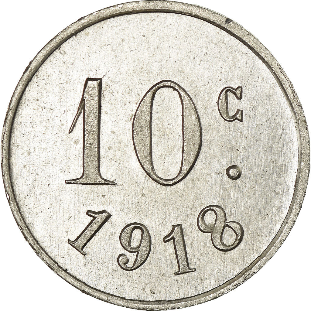 Monnaie, France, Comité Municipal d'Approvisionnement, Vanves, 10 Centimes