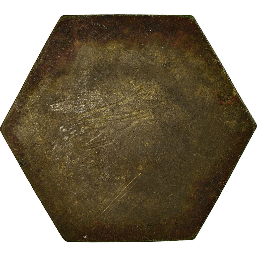 Coin, France, Varennes, 20 Centimes, EF(40-45), Brass, Elie:--