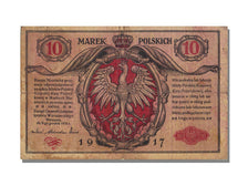 Poland, 10 Marek, 1917, KM #12, VF(30-35), A