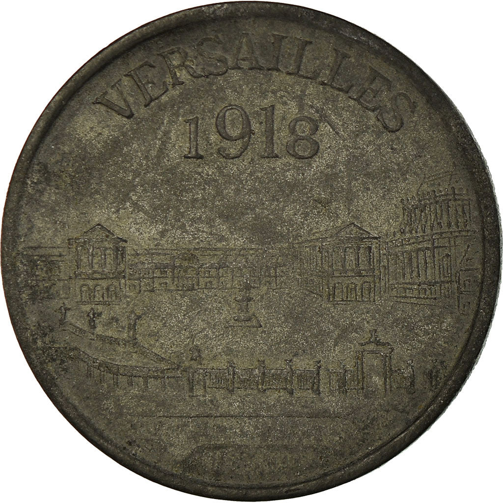 Coin, France, Groupes Commerciaux, Versailles, 5 Centimes, 1918, EF(40-45)