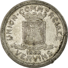 Coin, France, Union Commerciale, Vervins, 10 Centimes, 1922, EF(40-45)