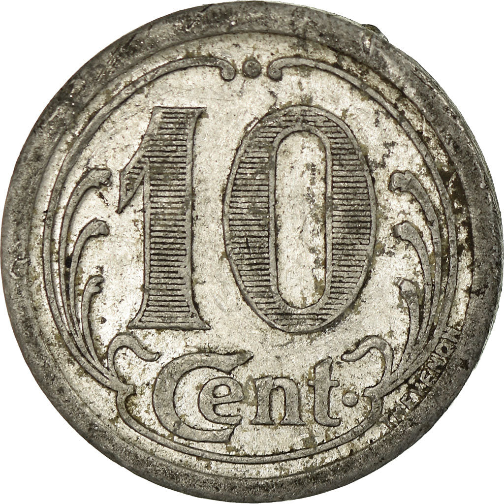 Coin, France, Union Commerciale, Vervins, 10 Centimes, 1922, EF(40-45)