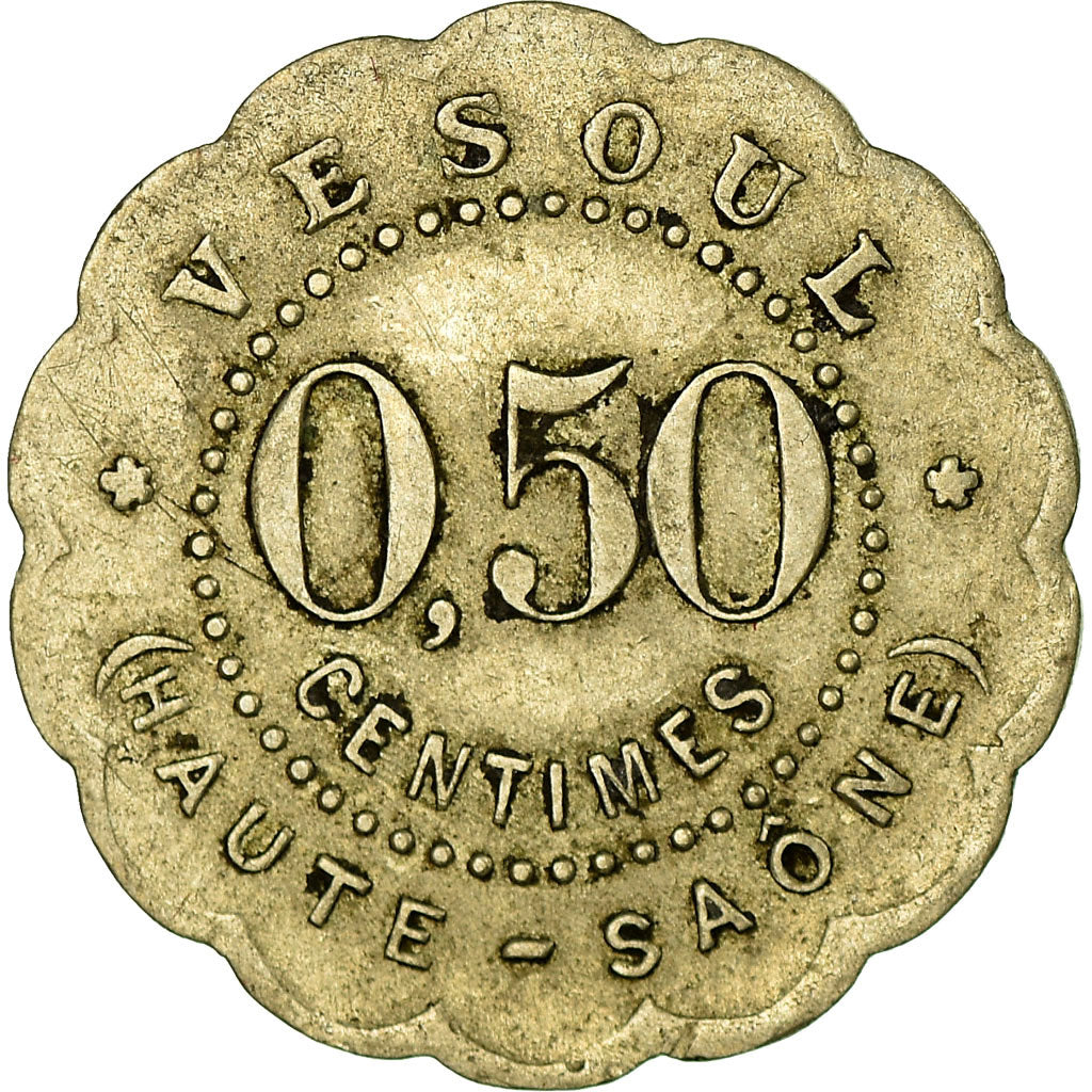 Munten, Frankrijk, Soc. Coop. des Employés de Chemin de Fer, Vesoul, 0.50