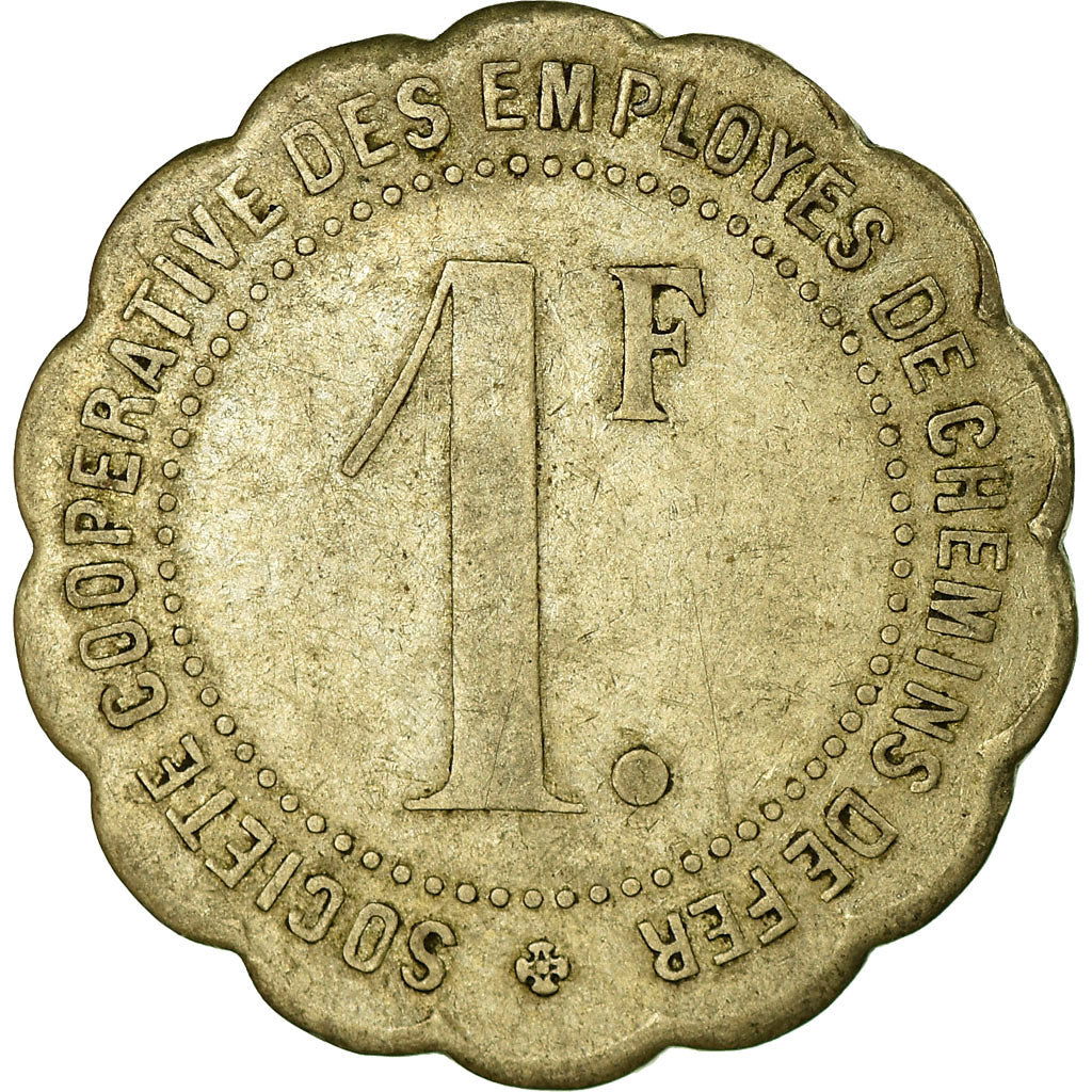 Coin, France, Soc. Coop. des Employés de Chemin de Fer, Vesoul, 1 Franc