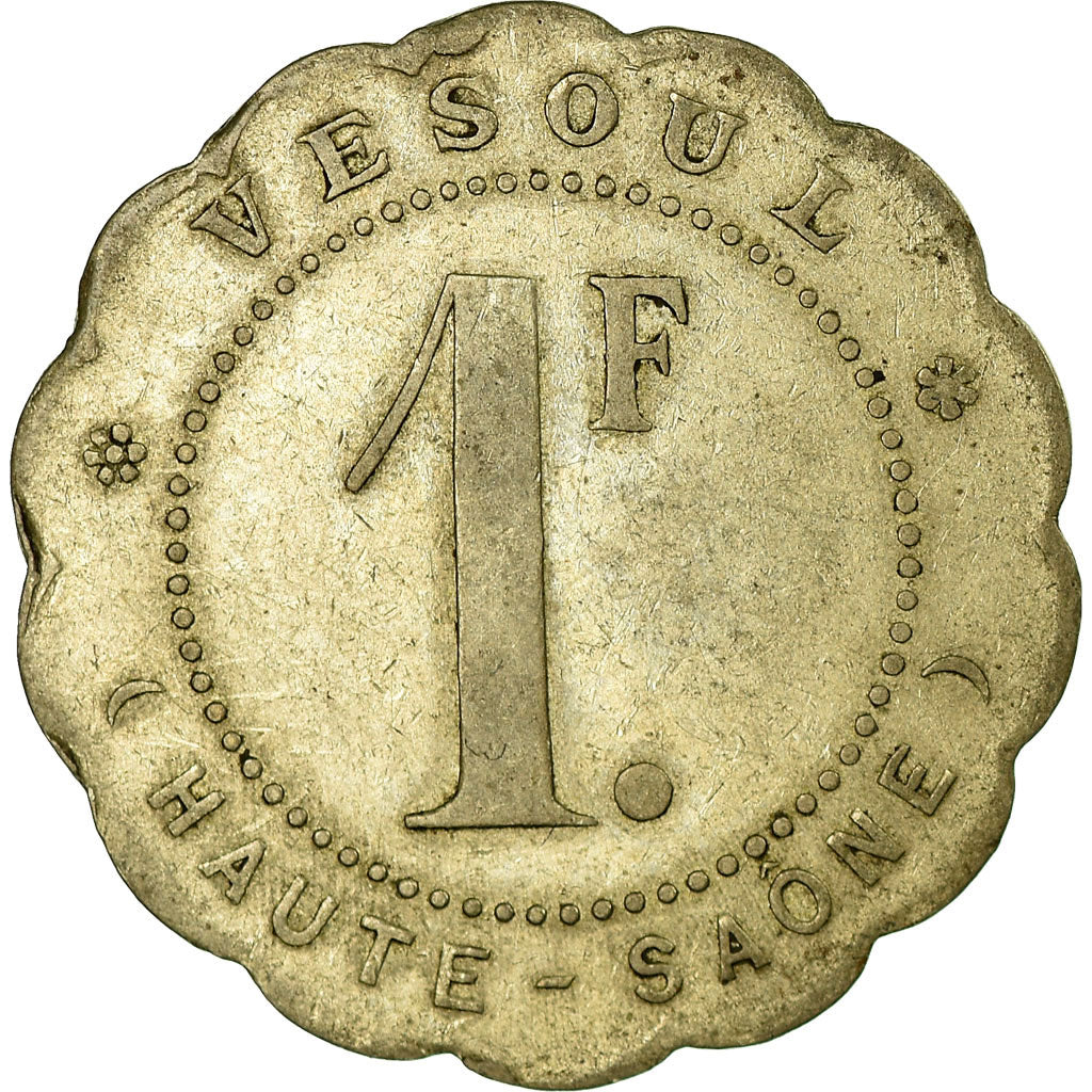 Coin, France, Soc. Coop. des Employés de Chemin de Fer, Vesoul, 1 Franc