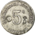 Coin, France, Etablissements Jacob HOLTZER, Unieux, 5 Centimes, VF(30-35)