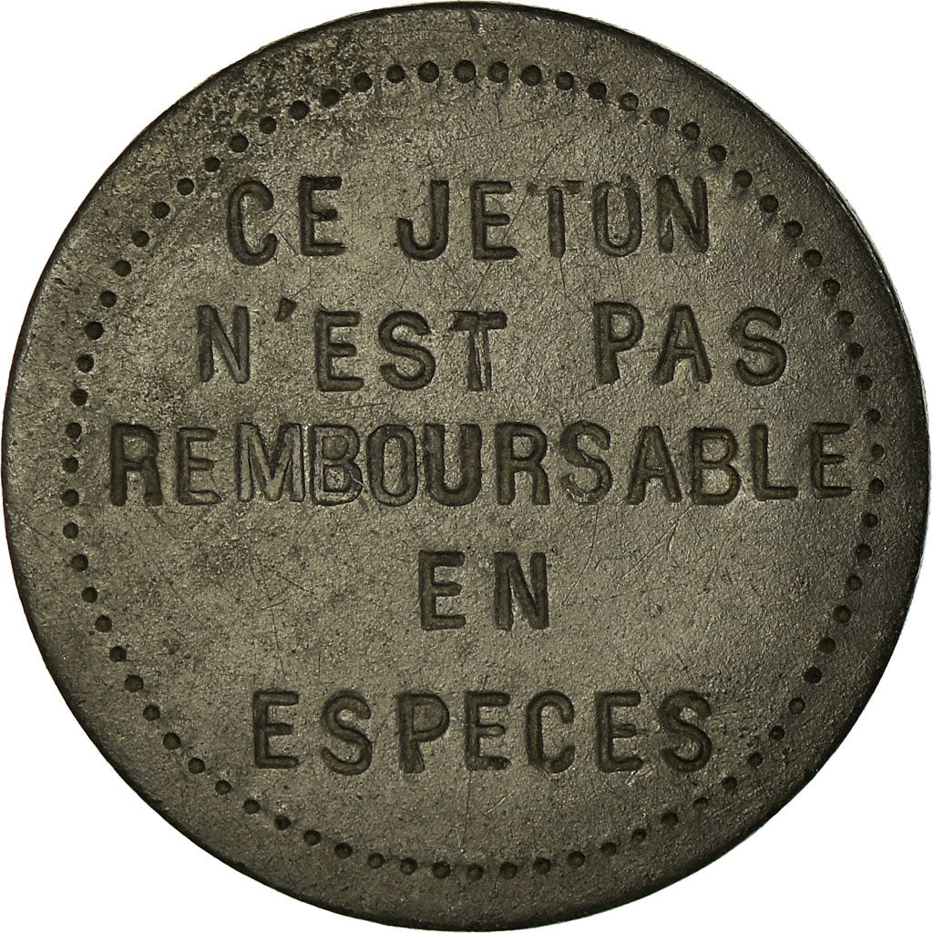 Moneta, Francia, Tramways, Clermont-Ferrand, 10 Centimes, BB+, Zinco, Elie:70.2