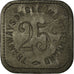 Monnaie, France, Tramways, Clermont-Ferrand, 25 Centimes, TTB+, Zinc, Elie:70.3