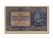 Poland, 100 Marek, 1919, KM #27, 1919-08-23, VF(30-35), IB