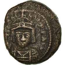 Coin, Heraclius, Half Follis, 610-641, Carthage, EF(40-45), Copper, Sear:872