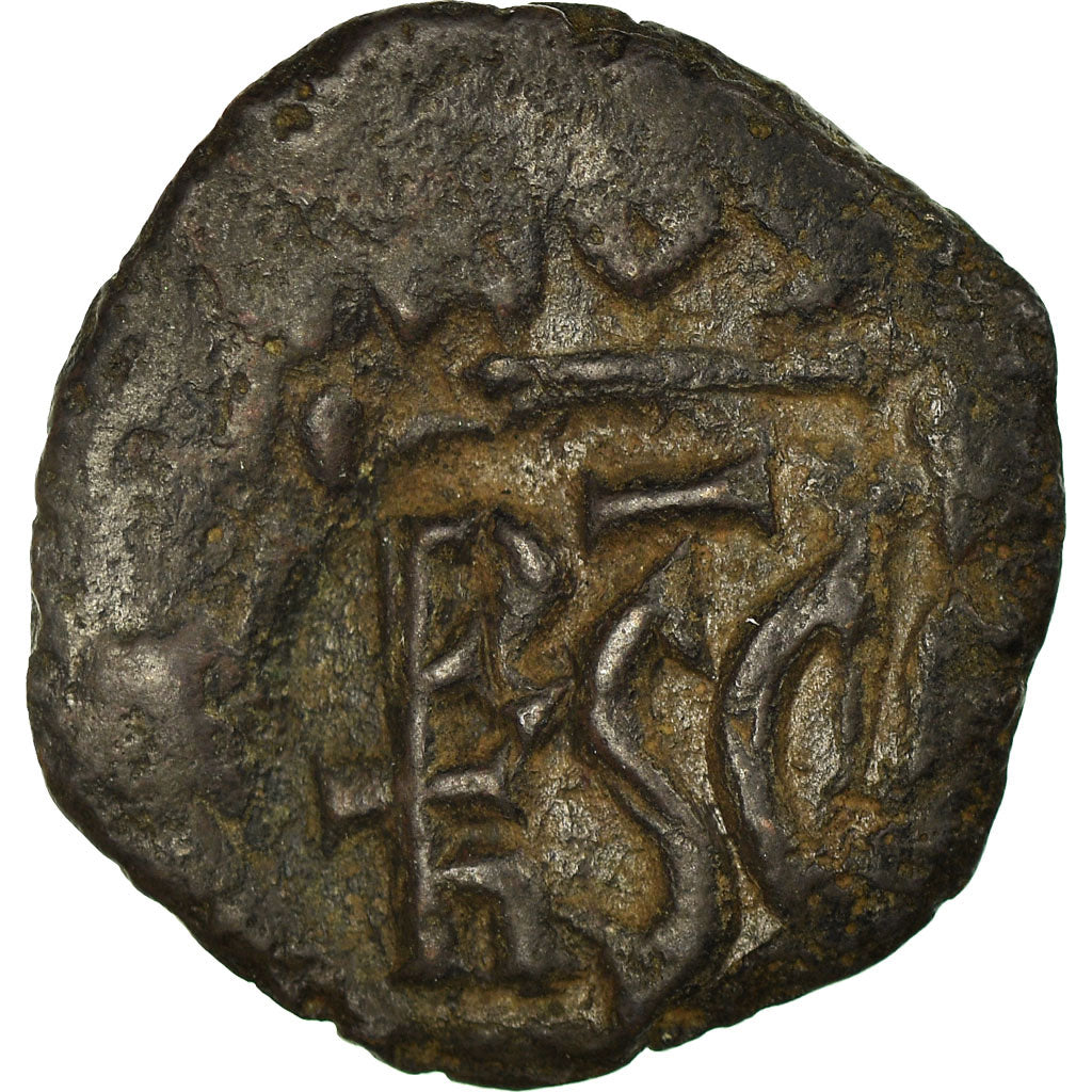 Coin, Heraclius, with Heraclius Constantine, Follis, 610-641, Sicily, VF(30-35)