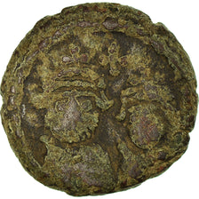 Münze, Heraclius, with Heraclius Constantine, Decanummium, 627-628, Catania, S