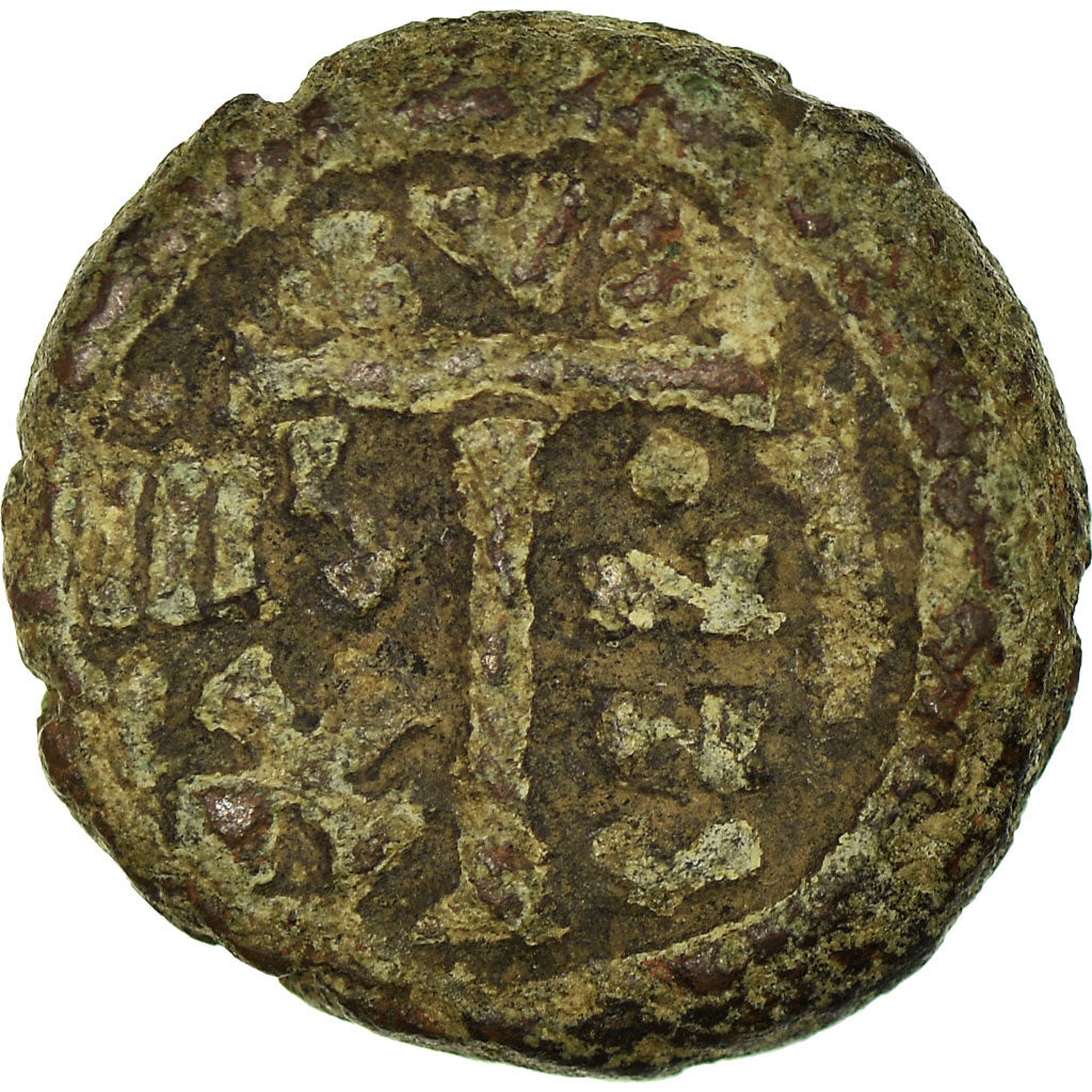 Münze, Heraclius, with Heraclius Constantine, Decanummium, 627-628, Catania, S