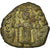 Münze, Constans II, Follis, 641-668 AD, Constantinople, S+, Kupfer, Sear:1000