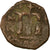 Münze, Constans II, Follis, 641-668 AD, Constantinople, S, Kupfer, Sear:1000