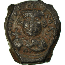 Coin, Constans II, Follis, 643, Constantinople, AU(50-53), Copper, Sear:1004