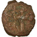 Moneda, Constans II, Follis, 641-668 AD, Constantinople, BC+, Cobre, Sear:1005