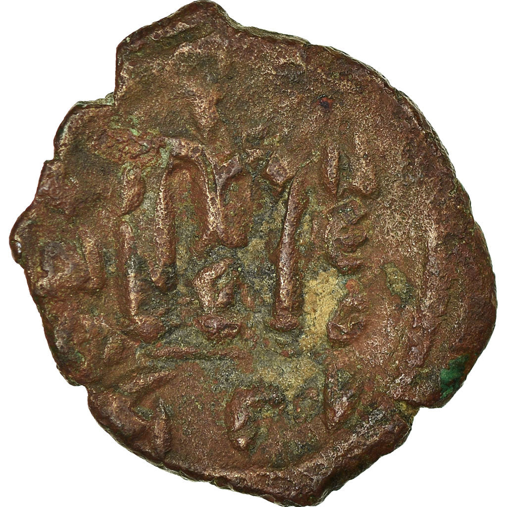 Münze, Constans II, Follis, 641-668 AD, Constantinople, S+, Kupfer, Sear:1005