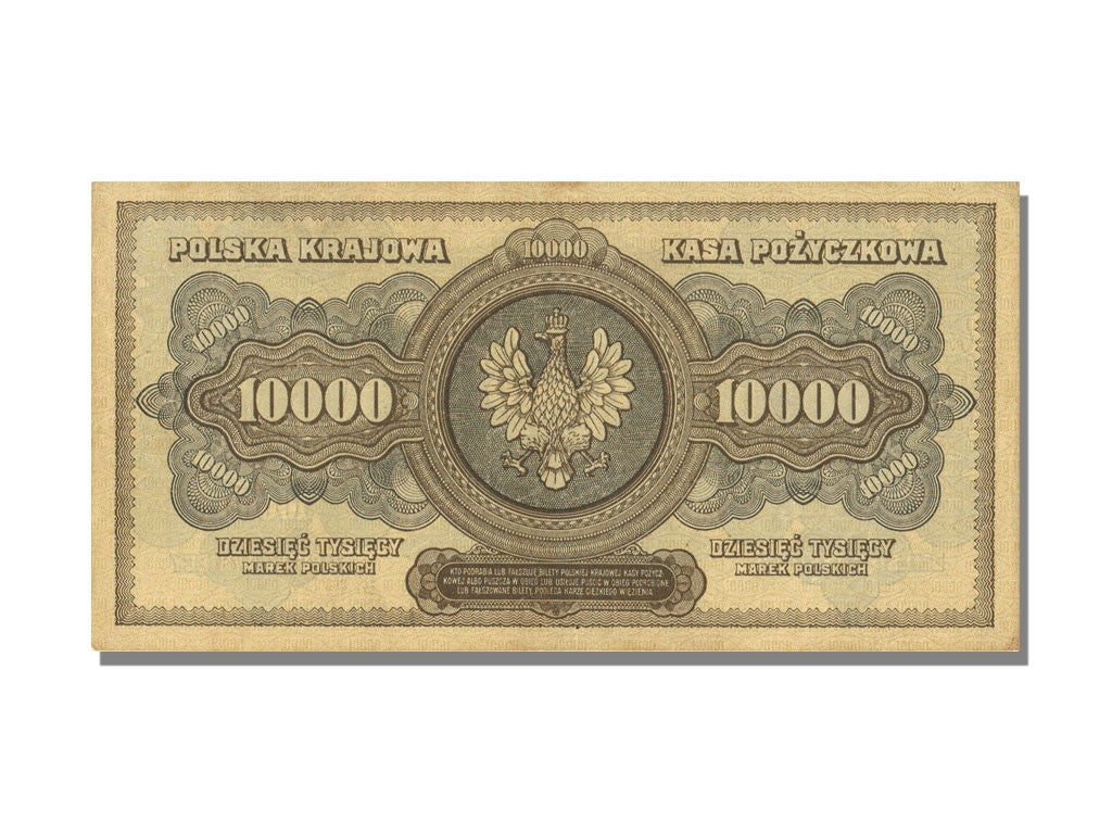 Poland, 10,000 Marek, 1922, KM #32, 1922-03-11, UNC(65-70), E