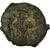Moneta, Constans II, Follis, 655-656, Constantinople, BB, Rame, Sear:1007