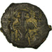 Moneta, Constans II, Follis, 655-656, Constantinople, EF(40-45), Miedź