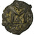 Moeda, Constans II, Follis, 655-656, Constantinople, EF(40-45), Cobre, Sear:1007