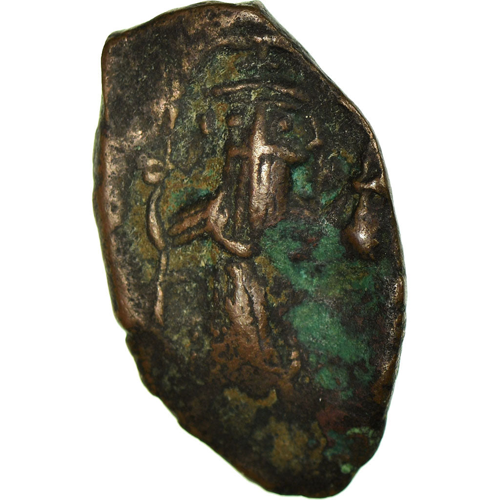 Coin, Constans II, Follis, 641-668 AD, Constantinople, VF(20-25), Copper