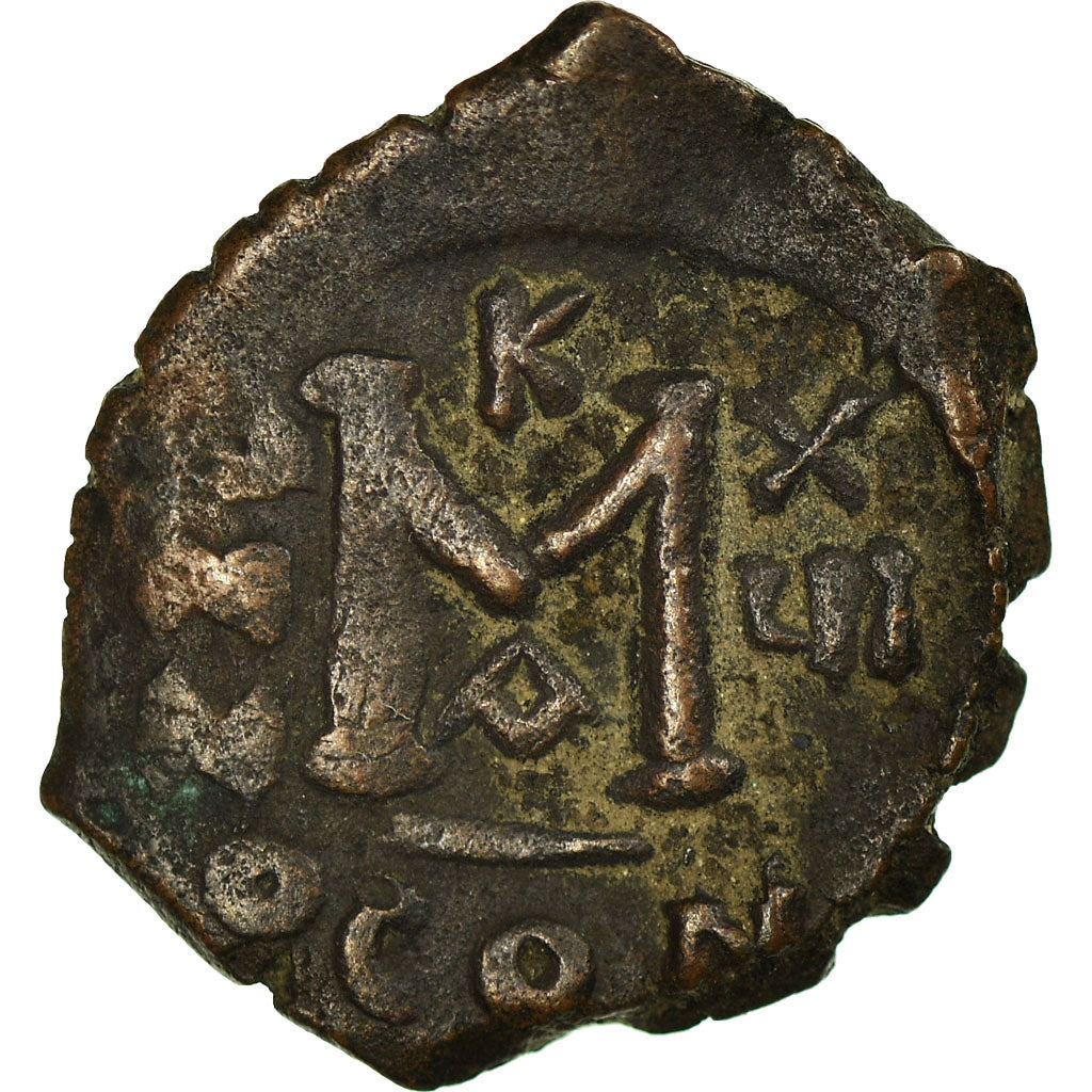 Coin, Constans II and Constantine IV, Follis, 656-657, Constantinople