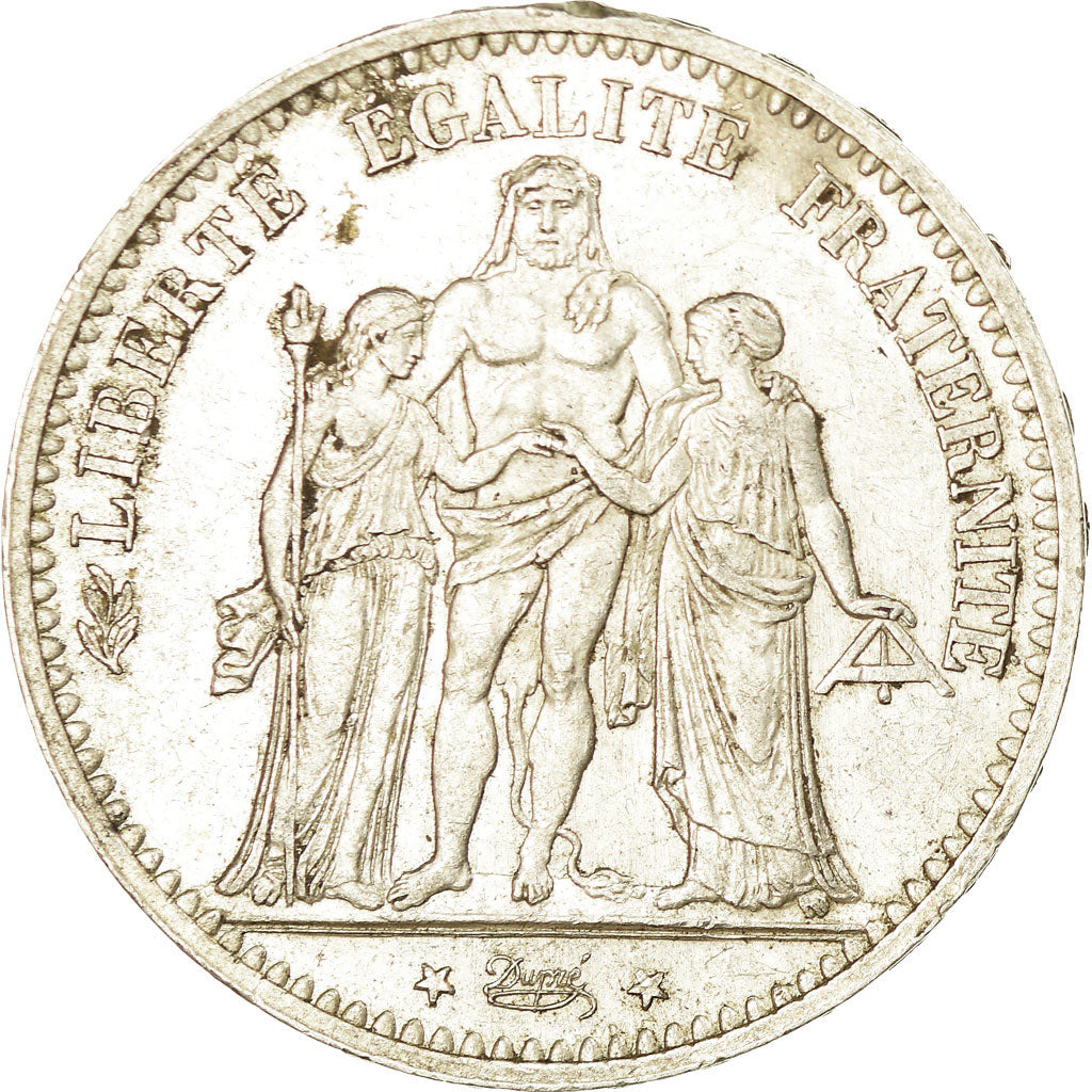 Coin, France, Hercule, 5 Francs, 1875, Paris, AU(50-53), Silver, KM:820.1