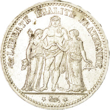 Coin, France, Hercule, 5 Francs, 1875, Paris, AU(50-53), Silver, KM:820.1