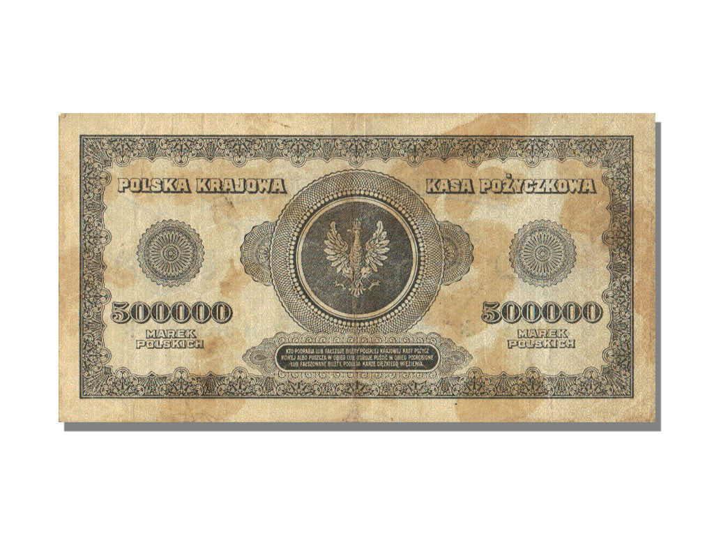 Banknote, Poland, 500,000 Marek, 1923, 1923-08-30, AU(55-58)