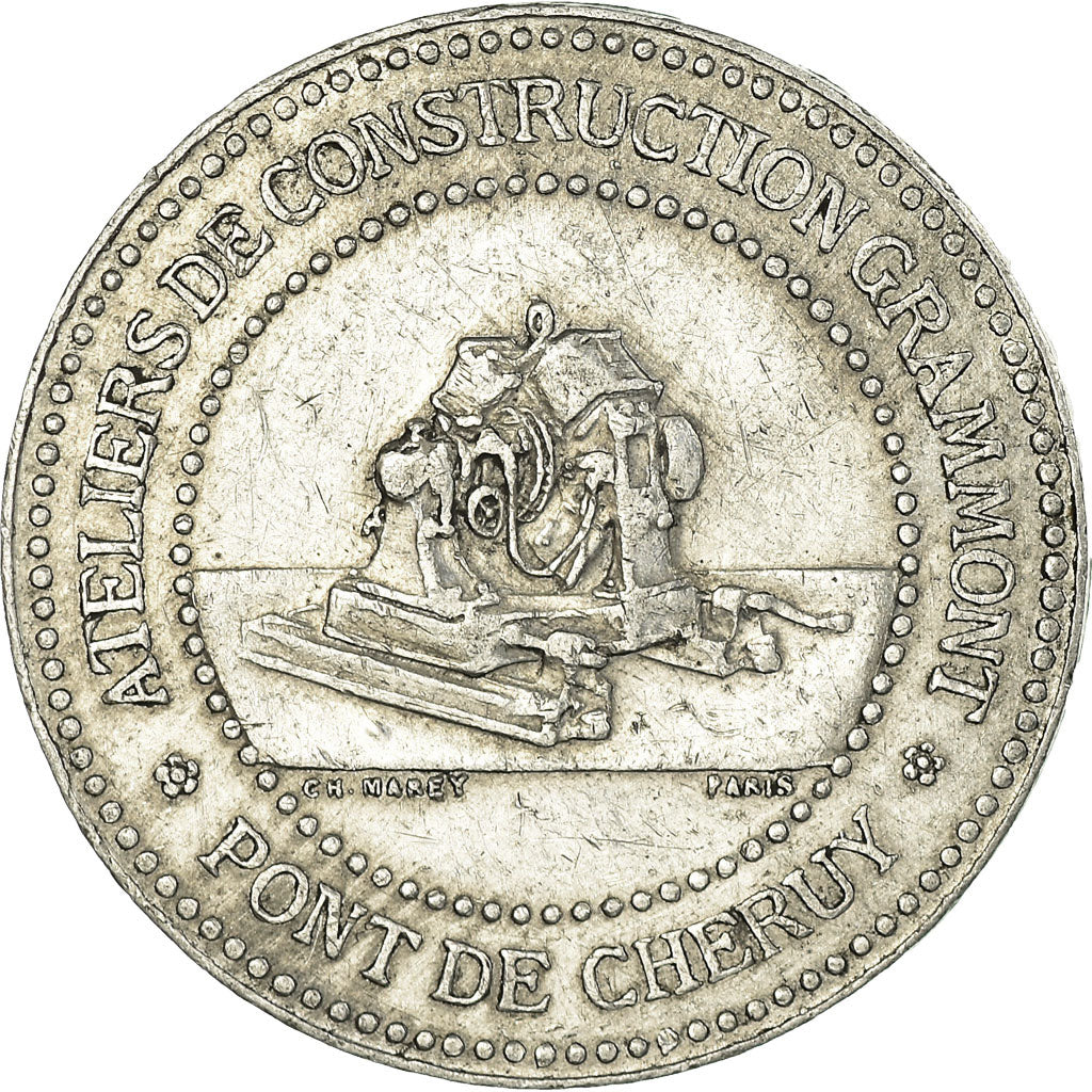 Coin, France, Compagnie des Tramways Electriques, Limoges, 10 Centimes