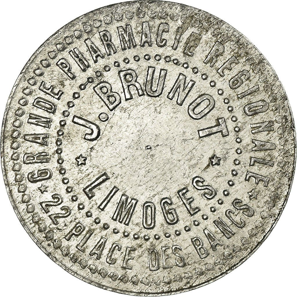 Coin, France, Compagnie des Tramways Electriques, Limoges, 10 Centimes