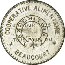 Munten, Frankrijk, Coopérative Alimentaire, Beaucourt, 10 Centimes, ZF+, Nickel