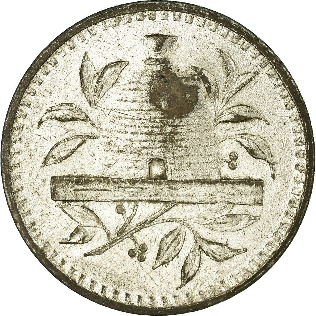 Moneta, Francja, Fraternelle, Beaucourt, 10 Centimes, AU(50-53), Nickel plated