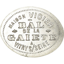 Frankrijk, Token, Vitry-sur-Seine, Maison VIGIER, Bal de la Gaieté, UNC-