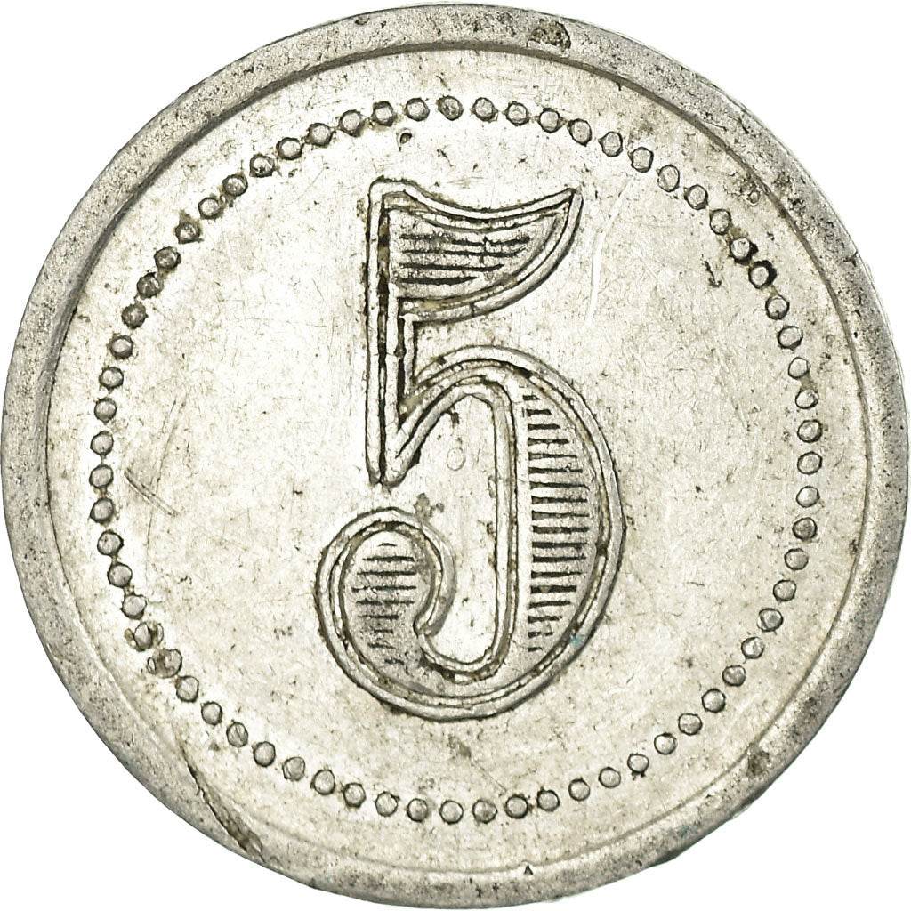 Coin, France, Union Commerciale et Industrielle, Le Vigan, 5 Centimes