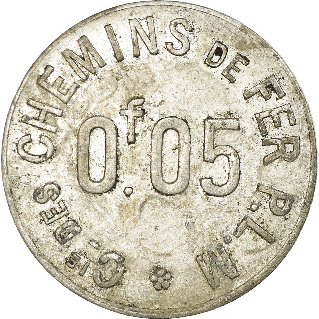 Moeda, França, Cie des Chemins de Fer P.L.M, Réfectoire