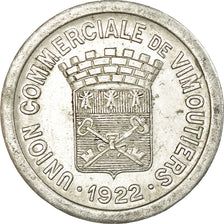 Moneta, Francja, Union Commerciale, Vimoutiers, 10 Centimes, 1922, AU(50-53)