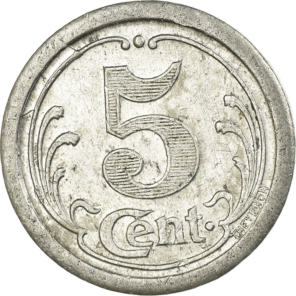 Monnaie, France, Union Commerciale, Vimoutiers, 5 Centimes, 1922, TTB